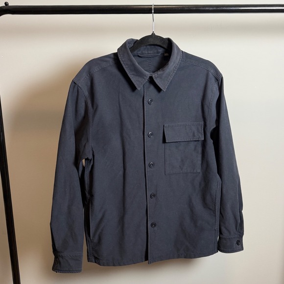 Uniqlo Other - Uniqlo Mens Utility Overshirt Navy Blue XS Workwear Jacket 445053